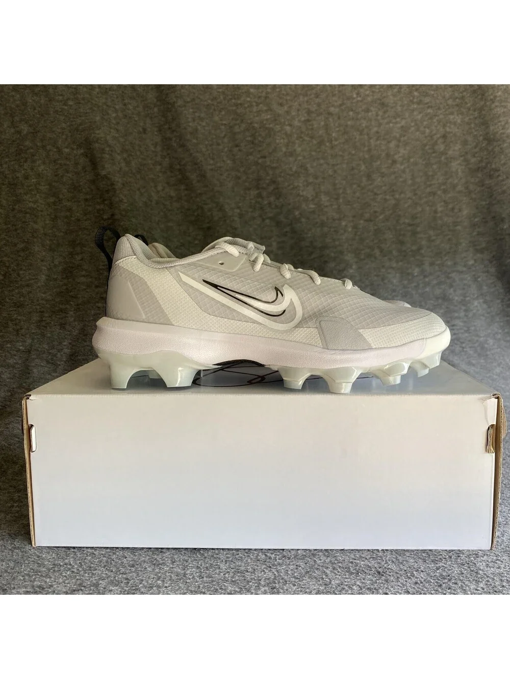 Nike Force Trout 9 Pro MCS BG Shoes Youth 6Y Grey Baseball Cleats FZ0916-002